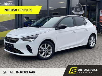 Opel Corsa 1.2 Elegance Sport RIJKLAAR incl. Service en garantie | Panorama dak | Camera | LMV | Clima | Winterpakket | 1e eig. | zeer lage km stand!!