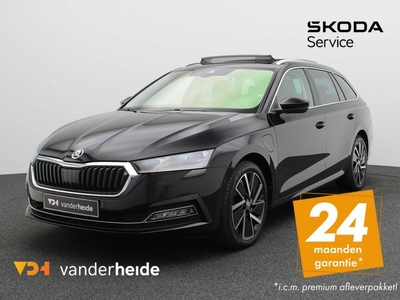 Skoda Octavia Combi 1.4 TSI iV PHEV Business Edition Plus 204PK DSG Panoramadak, head-up, leder, achteruitrijcamera, winterpakket plus, stoelventilatie, virtual pedal, keyless, 18'' lichtmetaal