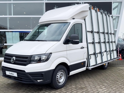 Volkswagen Bedrijfswagens Crafter Comfortline EC L3 2.0 TDI 177 pk Euroborn Glasrasteel Opbouw | Automaat | Navigatie | Bijrijdersbank | Achteruitrijcamera | Cruise Control | Multifunctioneel Stuurwiel