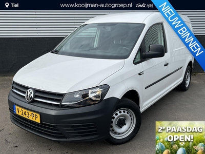 Volkswagen Caddy 2.0 TDI L2H1 BMT Maxi Trendline Navigatie, Airco, Parkeersensor, Betonplex vloer + Lat om lat