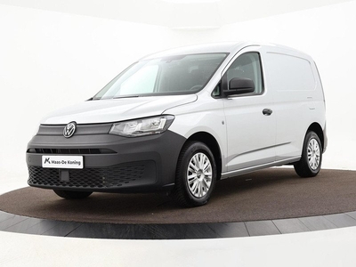 Volkswagen Caddy Cargo 2.0 Tdi 75pk Trend | Climatronic | Tussenschot | Vloerplaat | Betimmering | Trekhaak | App-Connect | 15'' Inch | Garantie t/m 20-02-2027 of 100.000km