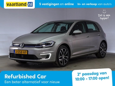 Volkswagen Golf E-DITION Warmtepomp [ Virtual Navi Stoelverwarming ]