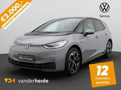 Volkswagen ID.3 Tech 58 kWh 204PK Warmtepomp, panoramadak, Head-up, side assist, alarm, winterpakket, 19'' lichtmetaal