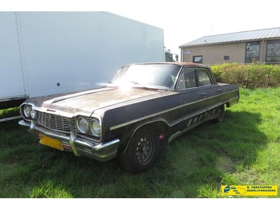 Chevrolet IMPALA uit 1964 met slapend NL kenteken, restauratie project !!!