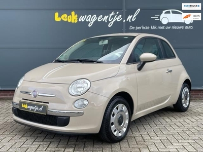 Fiat 500 1.2 Popstar *cappuccino *navi *airco *weinig km’s