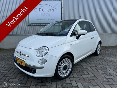 Fiat 500 VERKOCHT 1.2 Lounge 2013 / Panoramadak / Airco /