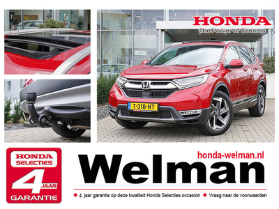 Honda CR-V 1.5i V-TEC EXECUTIVE TURBO - AUTOMAAT - 193PK - 4WD - LEDER