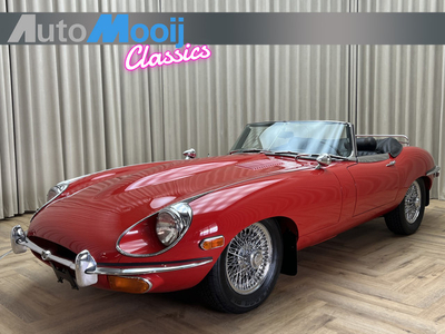 Jaguar E-Type OTS Roadster / Triple Carb / 4-Speed / Series II / Gerestaureerd / Cabriolet / 4.2 / 1968