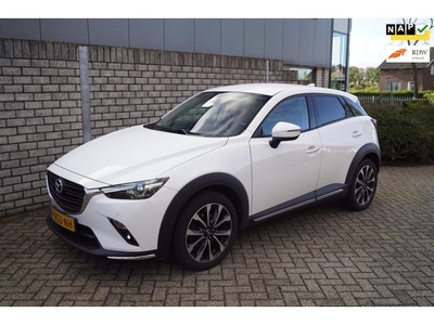 Mazda CX-3 2.0 SkyActiv-G 150 SkyLease GT 4WD Autom Navi Camera Head-Up Leder Sportst Stoelverw Clima Cruise 2x PDC LMV ENZ.