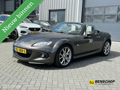 Mazda MX-5 Silver Edition Roadster Coupé 1.8 Silver Edition Leer Navi Airco Cruise Xenon