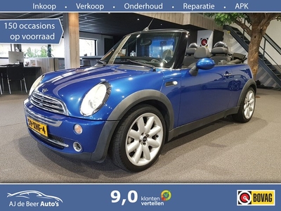 MINI Cabrio 1.6 Cooper Chili Airco Half-leder LMV