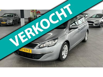 Peugeot 308 SW 1.6 BlueHDI Blue Lease Pack navigatie clima cruise controle lm-velgen parkeersensoren trekhaak dealeronderhoud