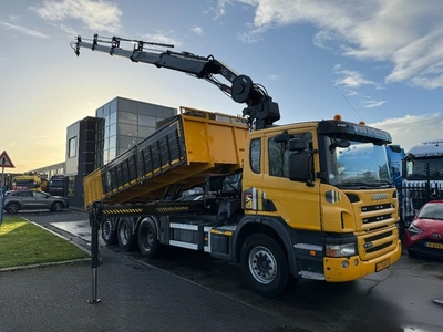 Scania P360 8X4 EURO 5 + HIAB 211 EP-4 + TIPPER (bj 2011)