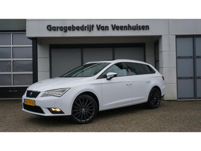 SEAT Leon ST 1.4 EcoTSI 150pk Automaat Style Connect Pano.Dak LED Leder/Alcantara 18inch LM A-Camera DAB Navi App-Connect *NL auto*