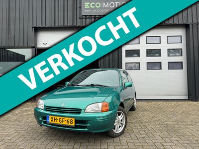 Toyota Starlet 1.3-16V Blue Open dak | LM Velgen | Stbkrchtg