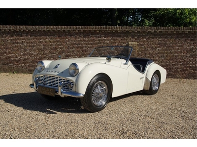 Triumph TR3 A Restored condition, Frame-off restoration in 2007-2011, All technical parts have been