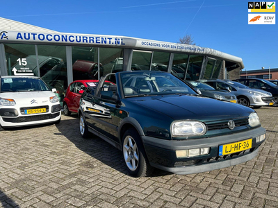 Volkswagen Golf Cabriolet 1.8 Avantgarde, Automaat, Nieuwe APK, electr. dak, Leder, Inruil mogelijk.