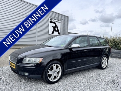 Volvo V50 1.8 Edition I Sport ClimaCruisLeer 2007 Zwart