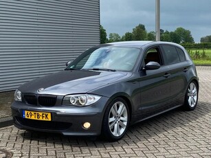 BMW 1-serie 120i Graphite 150PK Automaat Cognac Leder Navi