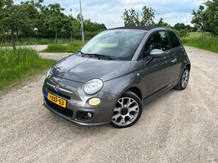 Fiat 500 0.9 TwinAir Lounge Cabrio!