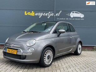 Fiat 500 1.2 Lounge *airco *panorama *chroompack *VERKOCHT*