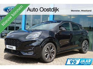 Ford Puma 1.0 EcoBoost Hybrid ST-Line X 125PK Winterpack Camera Adaptieve Cruise Climate Navi Blind Spot B&O Half Leder Full LED *Compleet*