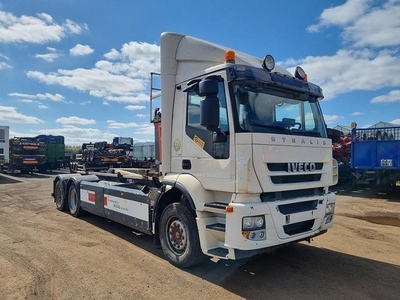 2012 IVECO STRALIS 260 S 33 6X2 HOOKLIFT LPG