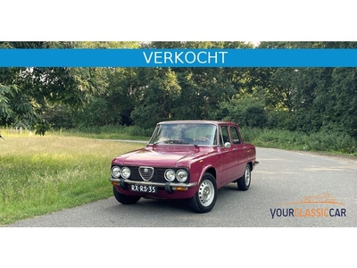 Alfa Romeo GIULIA VERKOCHT. Gerestaureerd plaatwerk en