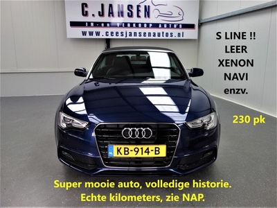 Audi A5 Cabriolet 2.0 TFSI Sport Edition S LINE SUPER MOOI