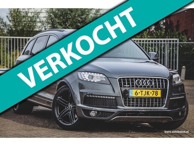 Audi Q7 3.0 TDI quattro 3X S-Line - 7 Zits / PANO / BOSE /