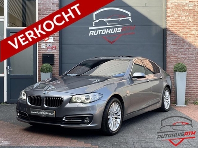 BMW 5-serie 520d Luxury Line Pano Head Up 360g Hill Hold