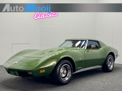 Chevrolet Corvette C3 *Chrome Bumper* Elkhart Green / 1973 One year only / Targa / 350 V8 / Automatic