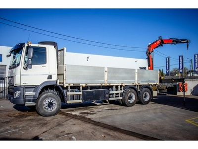 DAF CF 450-6X4+FASSI18T/M(3EXT)-78500KM (bj 2018)