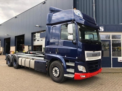 DAF CF 510 CF 510 Euro 6 6x4 met HIAB 21 tons haakarm