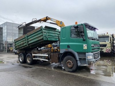 DAF CF 85.430 6X4 + EFFER 95 2S + 3-SIDE TIPPER - MANUAL