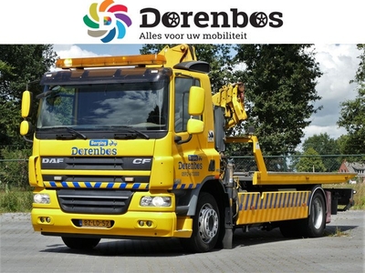 DAF FA CF65 bergingsauto met kraan, lepel en oprijbak