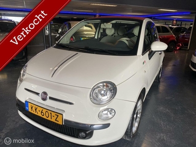 Fiat 500 0.9 TwinAir Turbo Lounge Cabriolet*VOL UITGERUST*