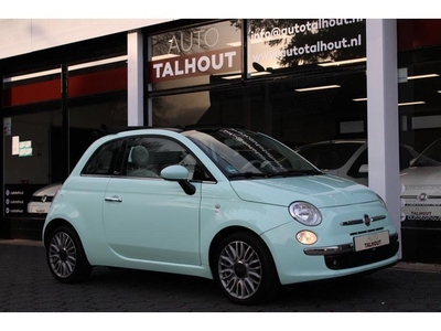 Fiat 500 CABRIO - 500C - MINTGROEN - TFT SCHERM - 105PK -