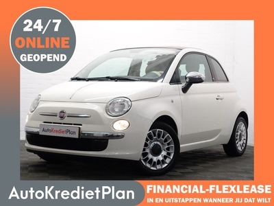 Fiat 500C 1.2 Pop Cabriolet Automaat- Leer, ONLINE ALTIJD