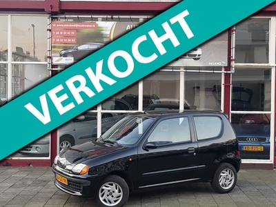 Fiat Seicento 1.1 SPI 2000 Zwart Leuk&Zuinig!/VERKOCHT!