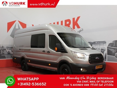 Ford Transit * 2.0 TDCI 170 pk L4H3 DC Dubbel Cabine Jumbo/