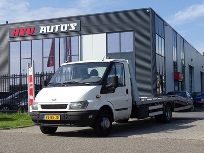 Ford Transit 350L 2.4TDdi Dubbellucht Oprijwagen 2005 Wit