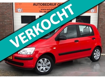 Hyundai Getz 1.3 5DRS AUT 2003 Rood 50DKM NAP!/1E Eigenaar!