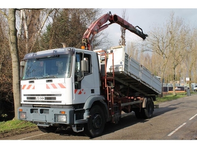 Iveco Eurotech Cursor kipper kraan 190E35 (bj 2001)