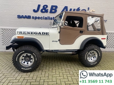 Jeep 4x4 CJ 3.8 CJ-5 Renegade UNIEK! (bj 1974)