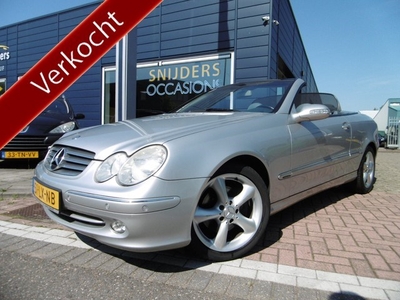 Mercedes-Benz CLK-Klasse Cabrio 200 K. Elegance in Top staat