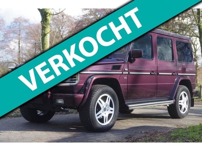 Mercedes-Benz G-klasse G 500 Classic Extrem Niedriger