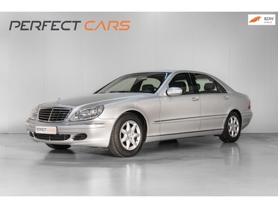 Mercedes-Benz S-klasse 500 Lang, leer, automaat, open dak