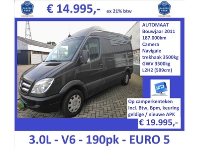 Mercedes Sprinter 319 V6 190pk AUT. EURO 5 - 3500kg