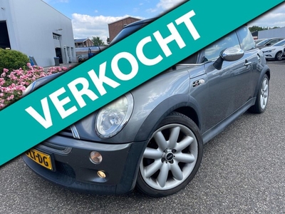 Mini cooper S 1.6 S Chili / leder - navi Yongtimer!